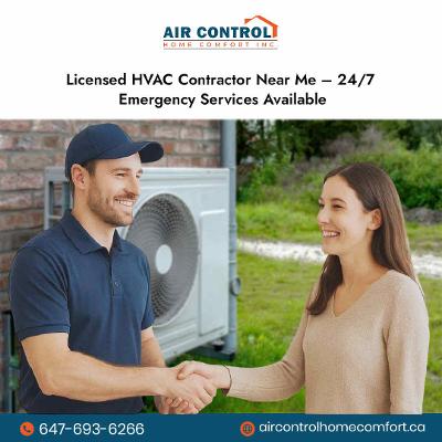 Licensed HVAC Contractor Near Me | 24/7 Emergency Services Available